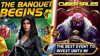 Banquet Event Vs Cyberweek | Unit Investment 2024 Events Comparison | Marvel Contest of Champions