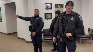 “THEY SAY YOU’RE VERBALLY AGGRESSIVE!”-COPS CALLED TWICE-BANGER-FIRST AMENDMENT