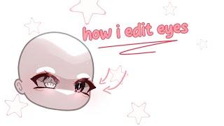 ˎˊ˗   〕 :  eye editing tutorial! ⋅〔〕give credits!! ⋄〈〉no explanation   :   ⋆