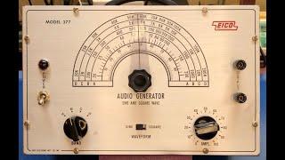 EICO 377 Audio Generator overview.