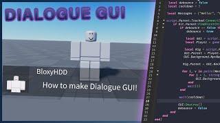 How to make animated NPC Dialogue! [Roblox Studio - Tutorial]