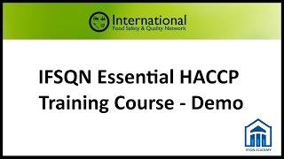 IFSQN Essential HACCP Training – Demo