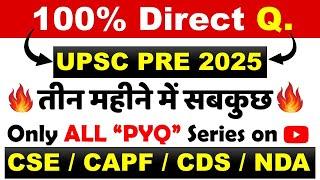 Lecture 1 - UPSC CSE Prelims 2025 Confirmed Themes from - *PYQ* + Current Affairs + STATIC #ias