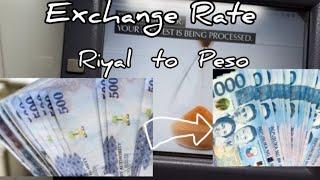 UPDATE EXCHANGE RATE SAUDI RIYAL TO PHILIPPINE PESO as of September 30,2024