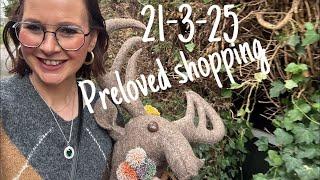 Clean up & lovely charity shopping preloved haul ️️ 21-3-25 #safespace #charityshopping