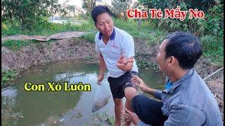 1 Ngày ráp Hồ Nuôi Ếch Và Mua Cá Về Cho Cha Vợ Thả Vô Ao Mới?