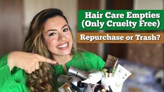 My Hair Care Empties + Mini Reviews| What Did I Repurchase? #CrueltyFree Indian Curly| Preiti Bhamra