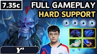 7.35c - Y' LICH Hard Support Gameplay 23 ASSISTS - Dota 2 Full Match Gameplay