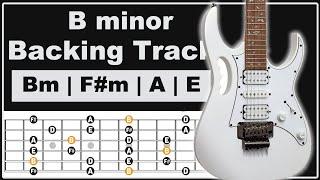 Backing Track in Bm | 85 Bpm | Guitar Lesson