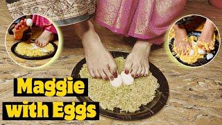 Maggie Smashing with eggs | Hrittika | Arpita | F24FEET