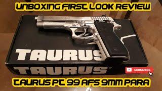 Taurus PT 99 AFS | PT99 | 9mm Hand Gun Pistol | Brazilian | Unboxing & First Look Review | Silver.