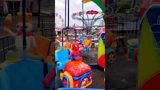 $1 Carnival Rides | Dinosaurs, Train, Pony, Angry Bird, Spongebob #kidsfun #cheapthrills