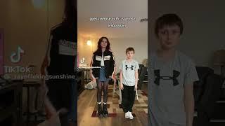 Grunge Sister & Younger Brother Clothes Swap #tiktok #funny #siblings #clothesswap #swapclothes