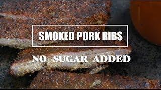 Sugar Free Smoked Pork Ribs Recipe (Keto and Paleo friendly)