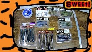 tackle warehouse unboxing Keitech swimbaits  easy shiner, swing impact fat