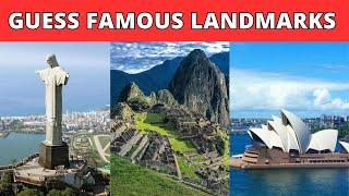 Guess Famous Landmarks Quiz | 50 Landmarks Quiz | BrainLift