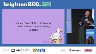 Chris Spann from Lumar - How to fight 100 horse-sized ducks: Tech SEO strategies for large sites