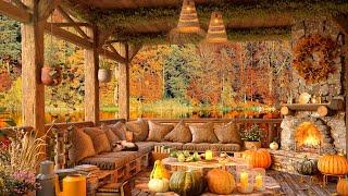 Morning Autumn Jazz Cafe Music  3D Ambience Design Tutorial