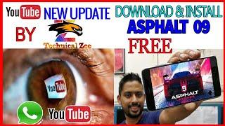 Download and install Asphalt 9 free |YouTube new update by technical zee | Got Silver play button |