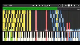 Tau the Song with 6,283,185 Notes | Legit Run in Synthesia