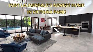 EXCLUSIVE FORT LAUDERDALE NEW CONSTRUCTION HOME TOUR IN VICTORIA PARK | FLORIDA REAL ESTATE