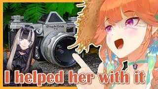 Kiara Finds Something Interesting About Raden's Vintage German Camera [Hololive EN]