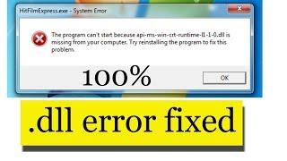 api-ms-win-crt-runtime-l1-1-0.dll is missing from your computer