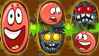 КРАСНЫЙ ШАР НАПАЛ НА ЗОМБИ ПРОТИВ РАСТЕНИЙ Несносный Шарик Plants vs zombies Red Ball 4 Мультик