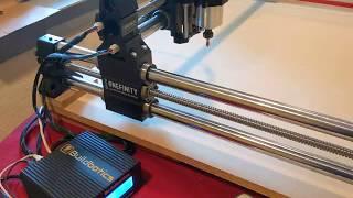 Buildbotics homing without limit switches on the Onefinity CNC machine.