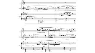 Daniele Di Virgilio - Dionysian Trio for Flute, Saxophone and Piano (2022) [Score-Video]