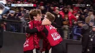 Felipe Carballo GOLAZO Opens Historic Hudson River Derby | Audi 2024 MLS Cup Playoffs