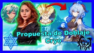 Propuesta de Doblaje Latino 7 - Genshin Impact -  Personajes Cryo