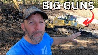 I had to pull out the BIG  #pond #rebuild #viralvideo