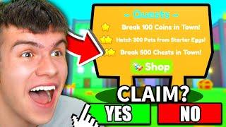 *NEW* How To COMPLETE QUESTS And USE THE QUEST SHOP In Roblox PET SIMULATOR X!