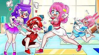 Anna & Pinki Losing Weight With Sprunki TELE Phone | Gacha Life | Rainbow Z Multiverse