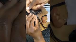 Easy Needle and thread yarn cornrow