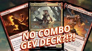 DEAL HUGE DAMAGE with this HOT lil lizard, Gev, Scaled Scorch!!!! | Full Commander Deck Tech