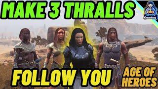 Conan Exiles Age of Heroes Make more thralls follow you!