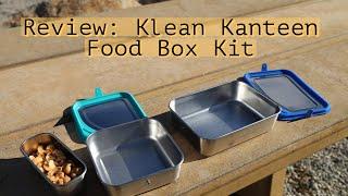 Review Klean Kanteen Food Box Kit