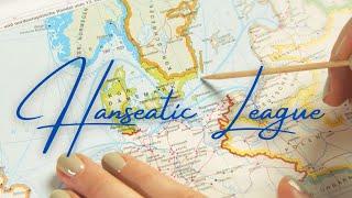 ASMR The Hanseatic League (soft spoken, map tracing)