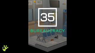 50 Tiny Room Escape 35 Bureaucracy (3/3 Cards) Full Walkthrough (Kiary Games)