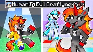 From HUMAN to CRAFTYCORN'S EVIL SISTER in Minecraft?!