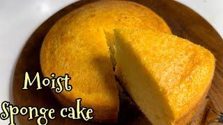 Super Moist SPONGE CAKE  (Easy simple steps)