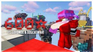 Getting 600 Stars in Hypixel Bedwars (ft. Luvonox & Dogcatwhat)