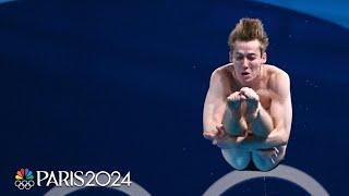 USA's Carson Tyler, Andrew Capobianco lifted to 3m springboard semis | Paris Olympics | NBC Sports