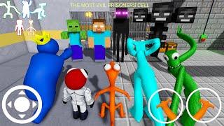 ALL RAINBOW FRIENDS vs MINECRAFT SPEED RUN SCARY OBBY: BARRY'S PRISON RUN #roblox #rainbowfriends