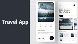 Flutter UI - Travel App | Speed Code
