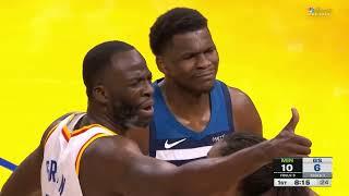 Draymond REFUSES to Fight After Anthony Edwards SHOVES Kuminga! 