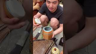 Master Qiu Zhumu handmade handicraft, the result of hard work, shines brightly. #Bamboo