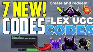 ️UPDATE!!️ ALL WORKING CODES FOR FLEX UGC IN SEPTEMBER 2024 - ROBLOX FLEX UGC CODES